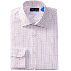NWT Nautica Navtech Stretch Dress Shirt Lt Purple